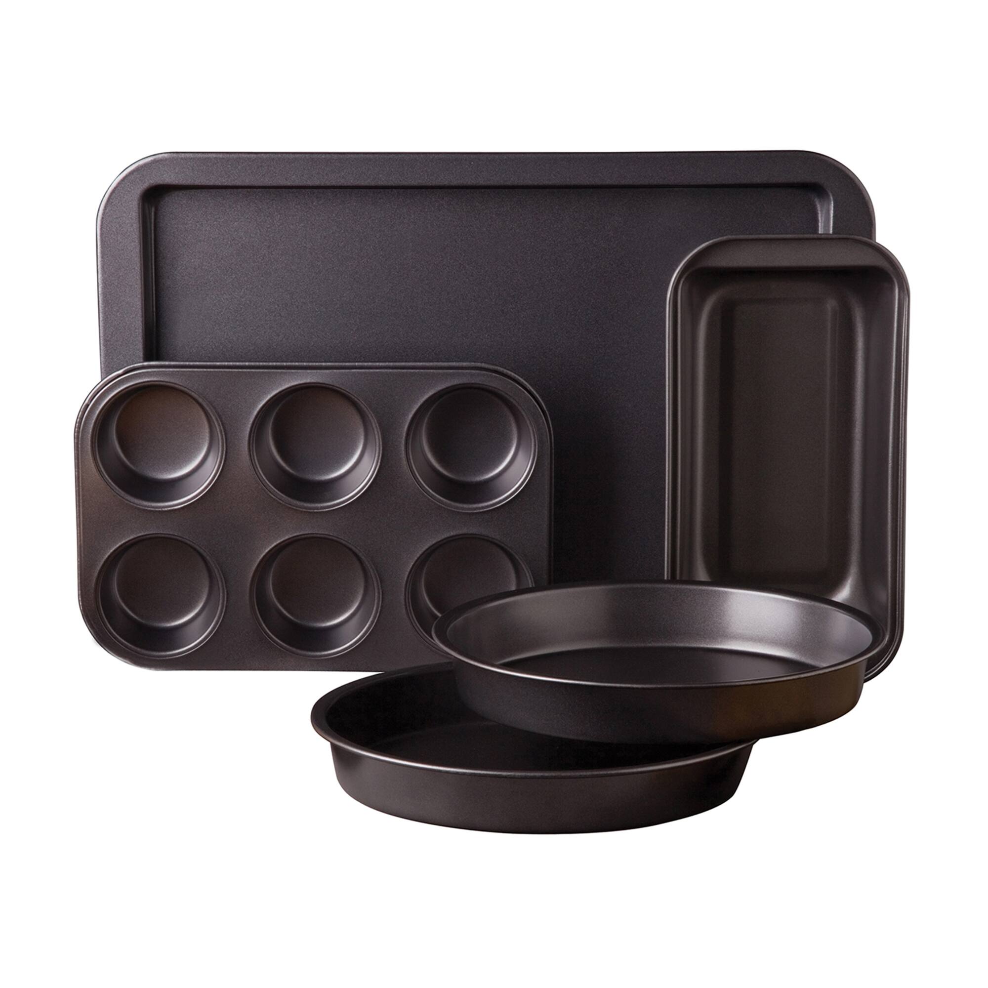 Sunbeam Love-to-Bake 5-Piece Xylan Nonstick Carbon Steel Bakeware Set